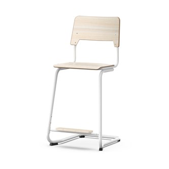 Stol Como FSC BX C-stativ sh 65 cm mellan sits vitt stativ