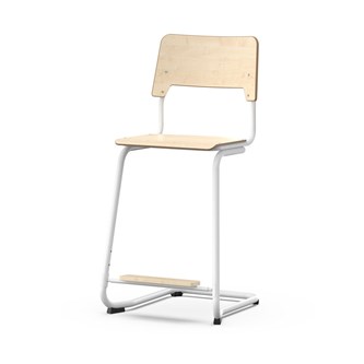 Stol Como FSC BX C-stativ sh 65 cm mellan sits vitt stativ
