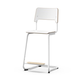 Stol Como FSC BX C-stativ sh 65 cm mellan sits vitt stativ