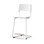 Stol Como FSC BX C-stativ sh 65 cm mellan sits vitt stativ