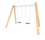 Robinia hög gungställning med 2 sitsar RB0542