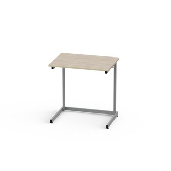 Bord Lex FSC BX akustiklaminat 70x50 cm silverstativ