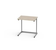 Bord Lex FSC BX akustiklaminat 70x50 cm silverstativ