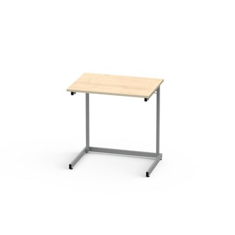 Bord Lex FSC BX laminat 70x50 cm silverstativ