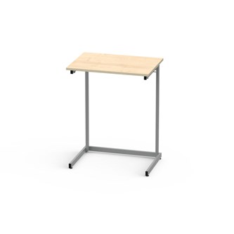 Bord Lex FSC BX laminat 70x50 cm silverstativ