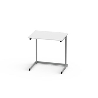 Bord Lex FSC BX laminat 70x50 cm silverstativ