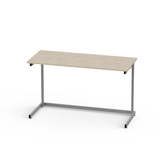 Bord Lex FSC BX HPL 120x50 cm silverstativ