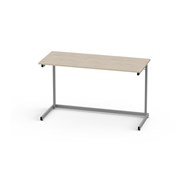 Bord Lex FSC BX HPL 120x50 cm silverstativ