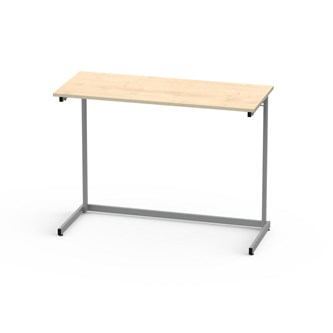 Bord Lex FSC BX laminat 120x50 cm silverstativ