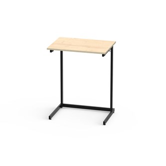 Bord Lex FSC BX akustiklaminat 70x50 cm svart stativ