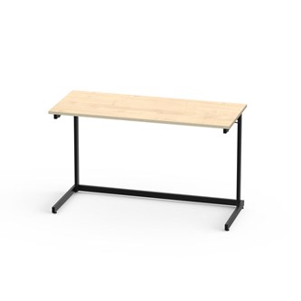 Bord Lex FSC BX akustiklaminat 120x50 cm svart stativ