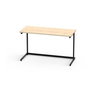 Bord Lex FSC BX laminat 120x50 cm svart stativ