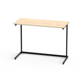 Bord Lex FSC BX akustiklaminat 120x50 cm svart stativ