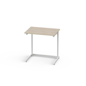 Bord Lex FSC BX akustiklaminat 70x50 cm vitt stativ