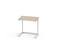 Bord Lex FSC BX akustiklaminat 70x50 cm vitt stativ