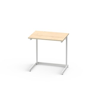 Bord Lex FSC BX akustiklaminat 70x50 cm vitt stativ