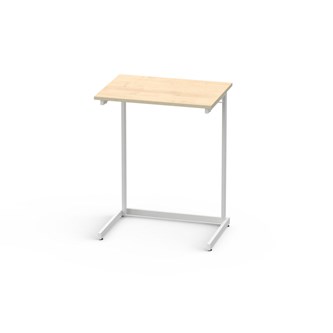 Bord Lex FSC BX akustiklaminat 70x50 cm vitt stativ