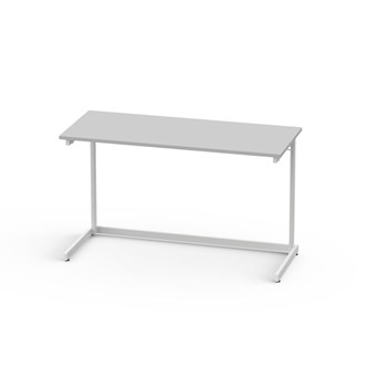 Bord Lex FSC BX laminat 120x50 cm vitt stativ