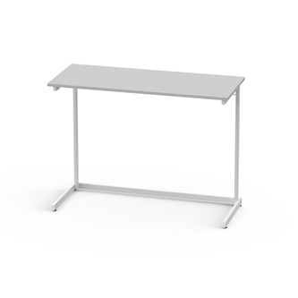 Bord Lex FSC BX laminat 120x50 cm vitt stativ