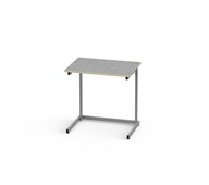 Bord Lex BX akustik linoleum 70x50 cm silverstativ