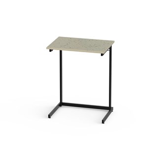 Bord Lex BX akustik linoleum 70x50 cm svart stativ