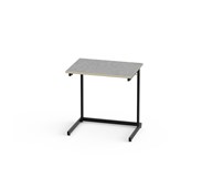 Bord Lex BX akustik linoleum 70x50 cm svart stativ