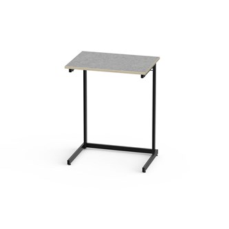 Bord Lex BX akustik linoleum 70x50 cm svart stativ