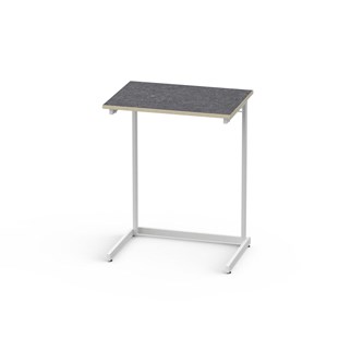 Bord Lex BX akustik linoleum 70x50 cm vitt stativ