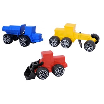 Plasto Arbetsfordon 3-pack