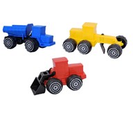 Plasto Arbetsfordon 3-pack