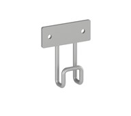 Väskkrok till bord Multiflex/Helle/12:38, silver