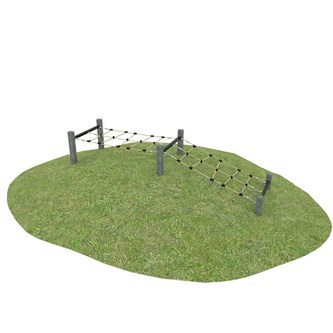 Recycled dubbelt klätternät för slänt RC0455