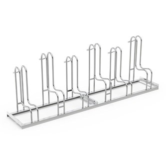 Cykelställ högt för 6 cyklar