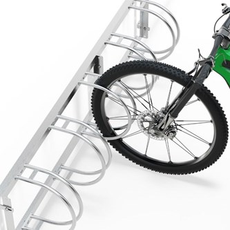 Cykelställ vägghängt för 6 cyklar