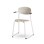 Stol Collab FSC 4-ben armstöd sh 45 cm silverstativ