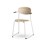 Stol Collab FSC 4-ben armstöd sh 45 cm silverstativ