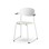 Stol Collab FSC 4-ben armstöd sh 45 cm silverstativ