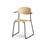 Stol Collab FSC BX 4-ben armstöd sh 45 cm svart stativ