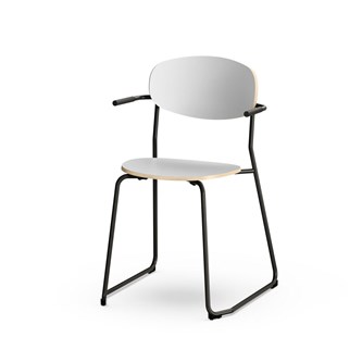 Stol Collab FSC BX 4-ben armstöd sh 45 cm svart stativ