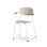 Stol Collab FSC BX 4-ben armstöd sh 45 cm vitt stativ