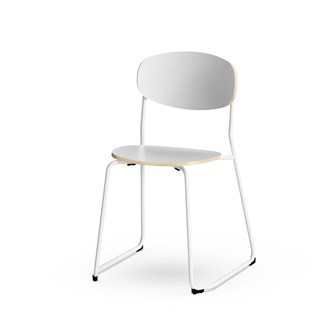 Stol Collab FSC BX medstativ sh 45 cm vitt stativ