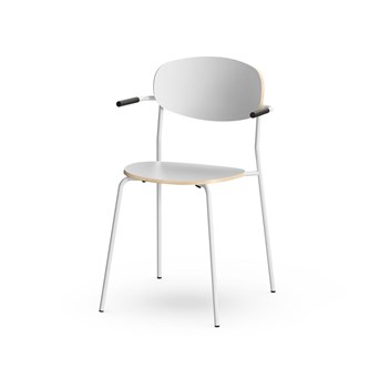 Stol Collab FSC medstativ armstöd sh 45 cm silverstativ