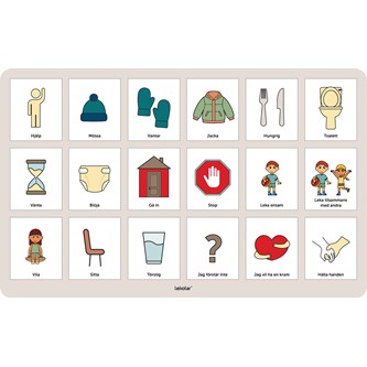 Utomhustavla Bildstöd behov