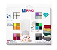 Polymerlera FIMO effekt 24-pack