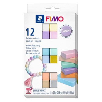Polymerlera FIMO soft pastell 12-pack