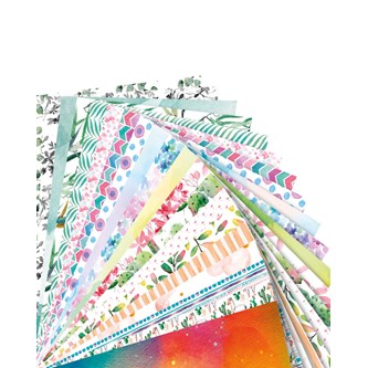 Motivpapper Akvarell 20 ark