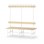 Novis Basic dubbel omklädningsbänk 150 cm vitt stativ