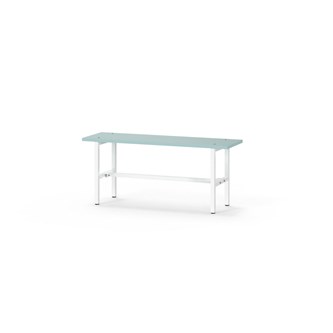 Novis Elite sittbänk 100 cm vitt stativ