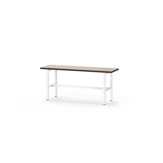 Novis Compact sittbänk 100 cm vitt stativ