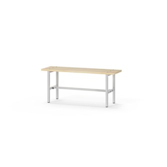 Novis Basic sittbänk 100 cm ljusgrå stativ